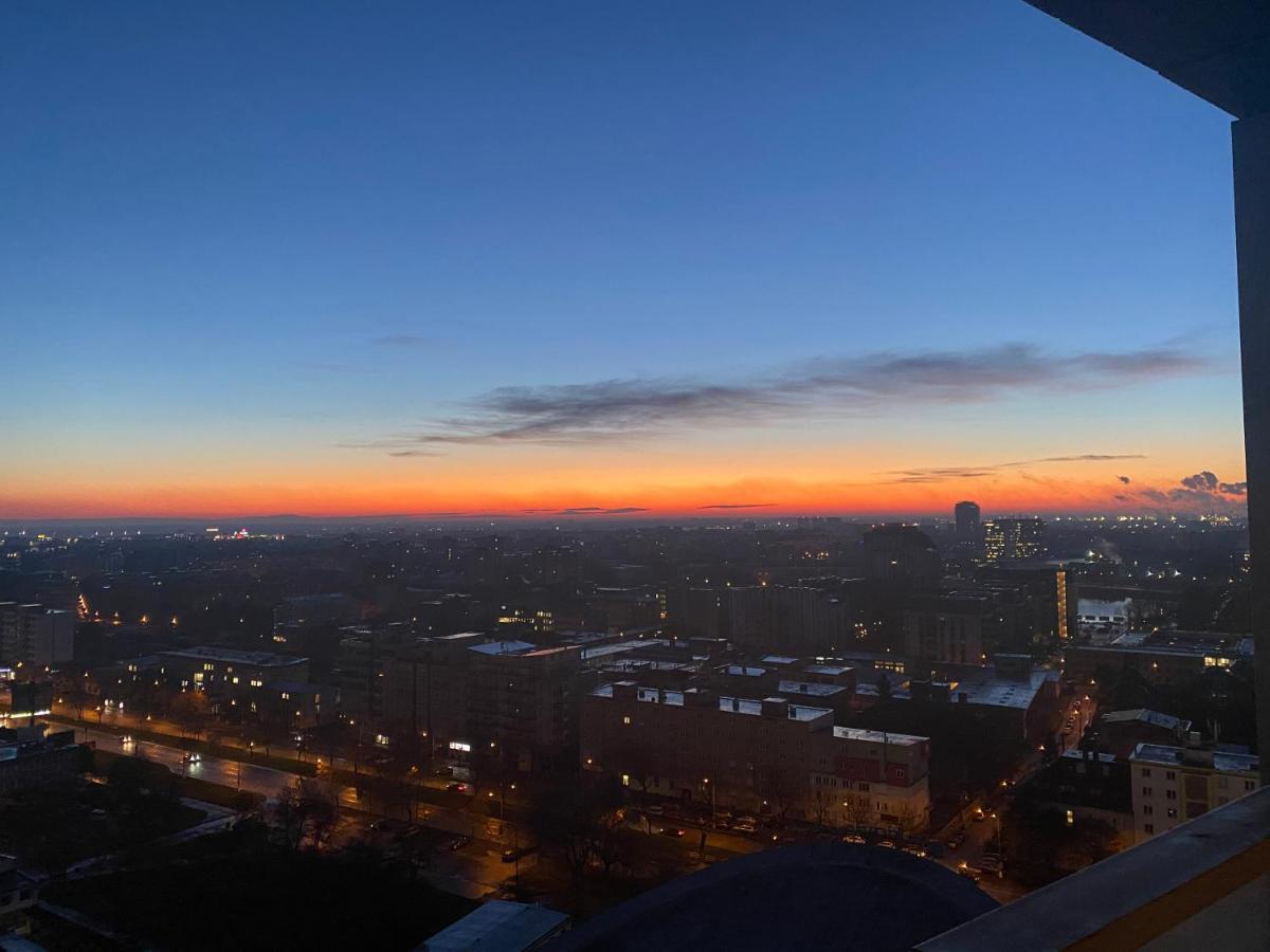 Ferienwohnung Fantastic View From The 20Th Floor Pressburg Exterior foto